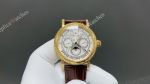 Patek Philippe Complications CH29-535 Movement YG Engraved Case White Face Watch 42mm 